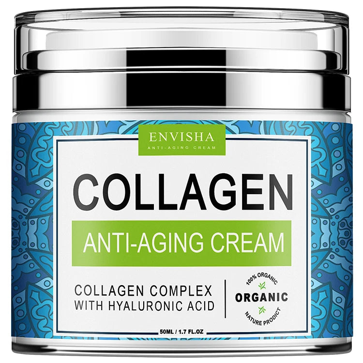 ENVISHA Skin Care Collagen Retinol Hyaluronic Acid Face Cream Firming Whitening Anti-Aging Wrinkle Moisturizing Hydrating