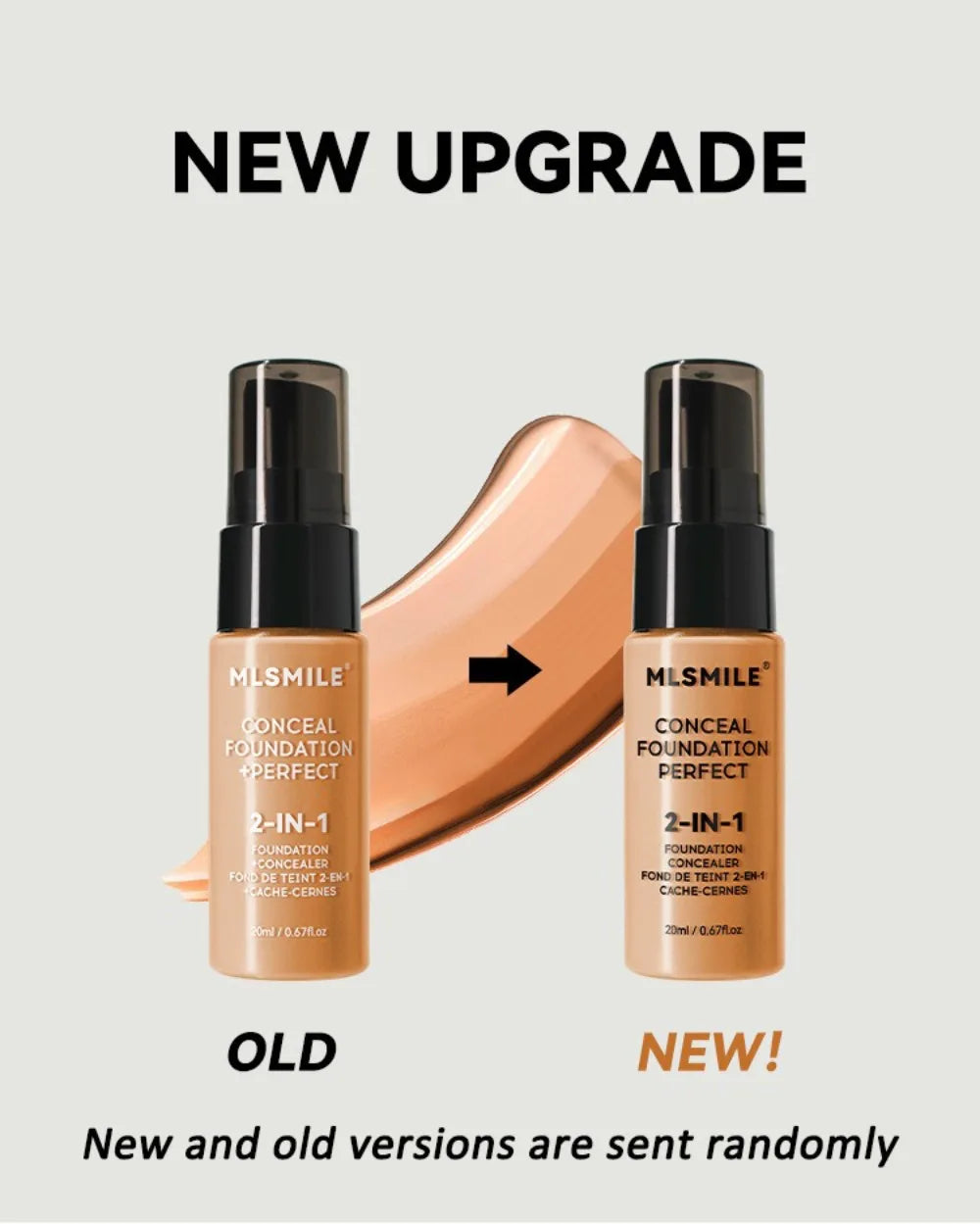 Tidesmit matte liquid foundation oil control concealer texture close-up for natural long-lasting face makeup finish