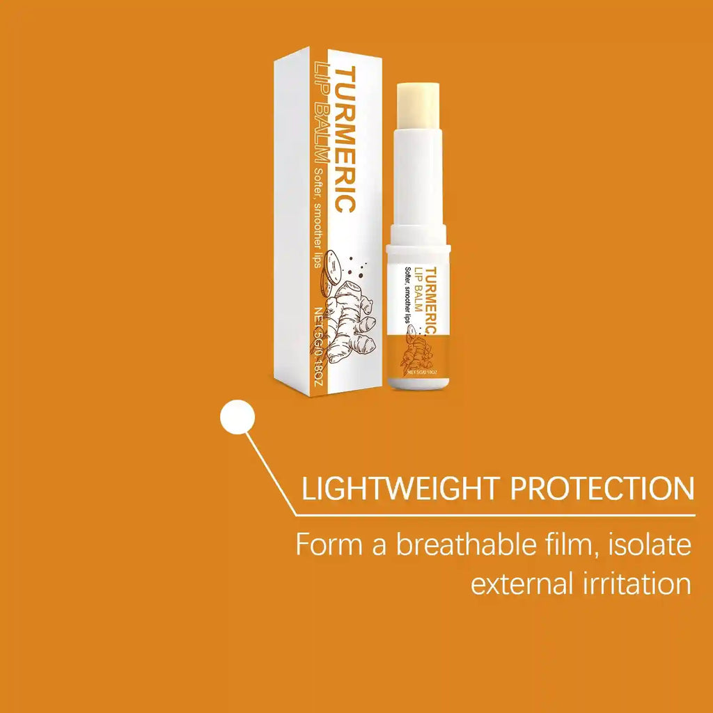 Turmeric Lip Balm – Moisturizing Dark Lip Treatment by Tidesmit Lip Care Tidesmit