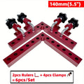 3/6pcs 90 Degree Positioning Squares Right Angle Clamps - Corner Clamps for Woodworking Tools, Right Angle Clamp, Drawers