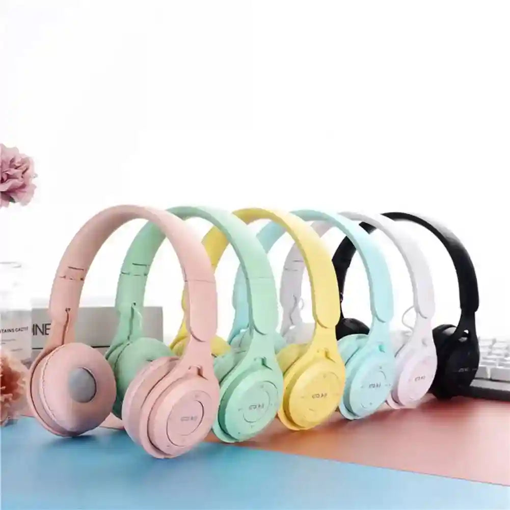 Wireless Headphones Over-Ear Foldable Gaming Headset with Mic Tidesmit