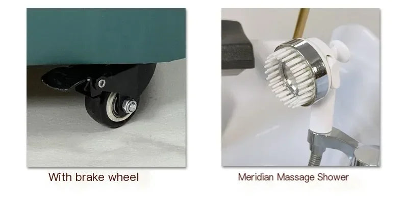 Portable Shampoo Chair for Salon - Adjustable Spa Hair Wash Station Massage Chairs Tidesmit
