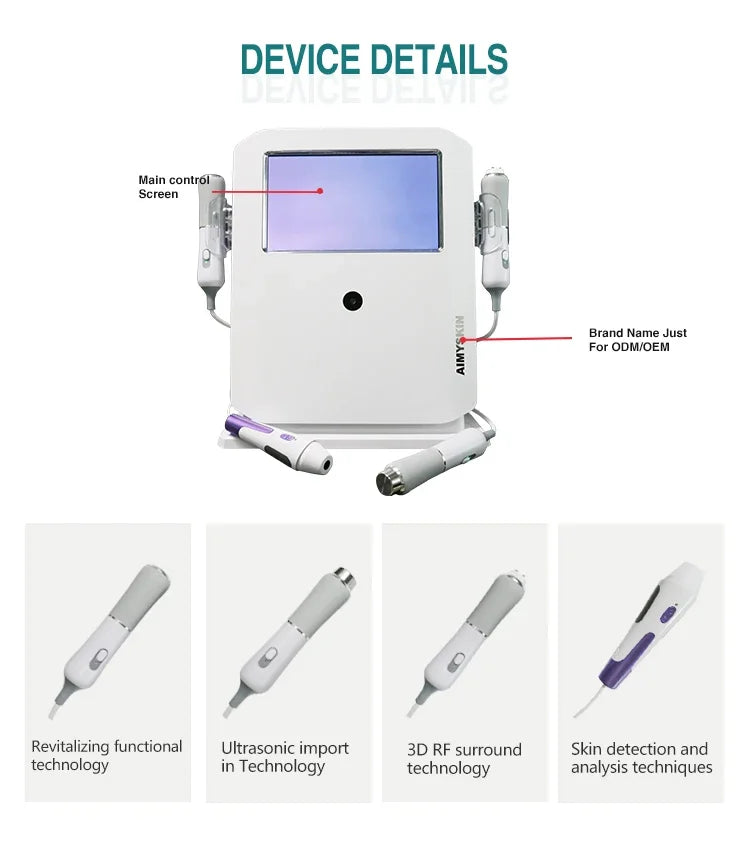 Hydro Dermabrasion 4-In-1 Facial Machine | Tidesmit Spa Grade System Massage Chairs Tidesmit