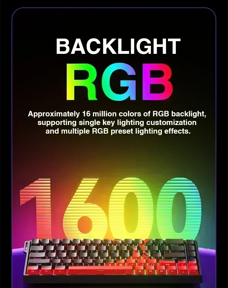 AULA WIN60 WIN68 HE Magnetic Keyboards Esports Rapid Trigger 8K Return RGB Hotswap Wired Gaming Mechanical Keyboard for Pc Gamer