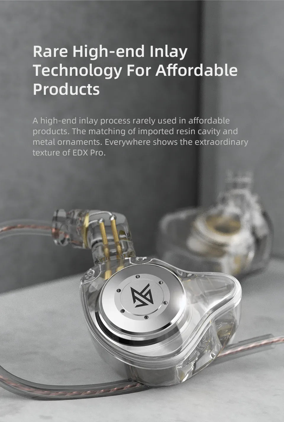 KZ EDX Pro In-Ear Monitors | HiFi Bass Earbuds by Tidesmit Tidesmit