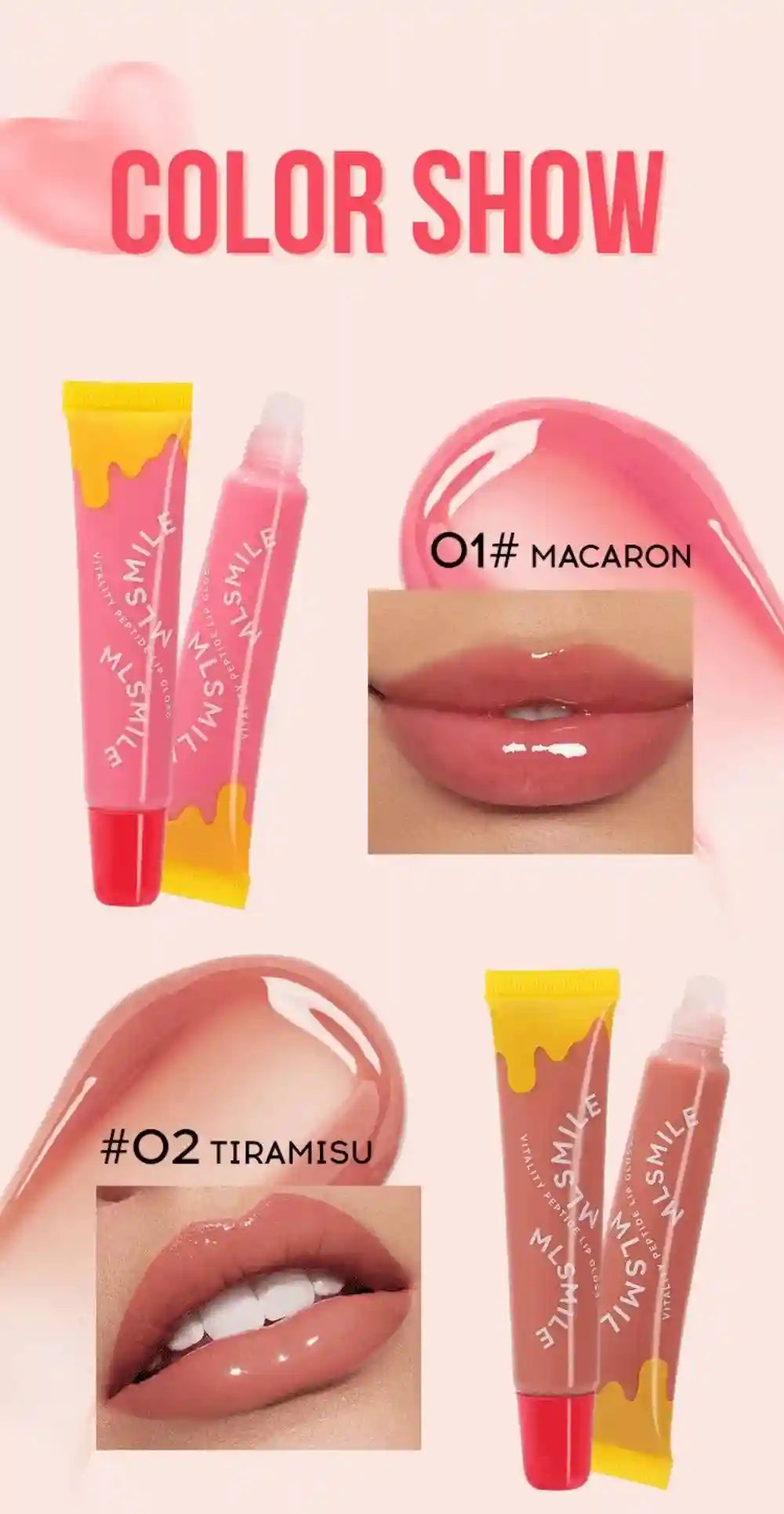 Plumping Lip Gloss Tint - Moisturizing Lip Care by Tidesmit Lip Care Tidesmit