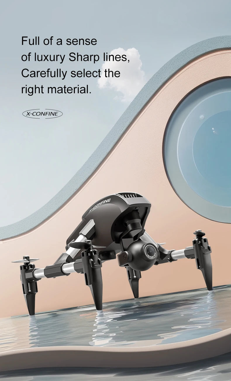 4K Camera Drone with Wide Angle Lens - Foldable V42 Model Tidesmit