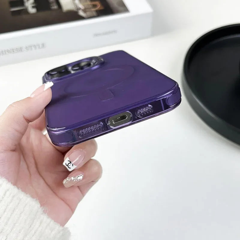 Magnetic Color Changing iPhone Case with Integrated Lens Protection Tidesmit