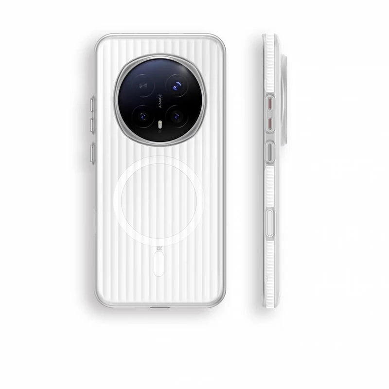 Magnetic Case for Honor Magic 8 Pro: Slim Fit Shock-Absorbing Cover WHITE For Honor Magic8 Pro Tidesmit