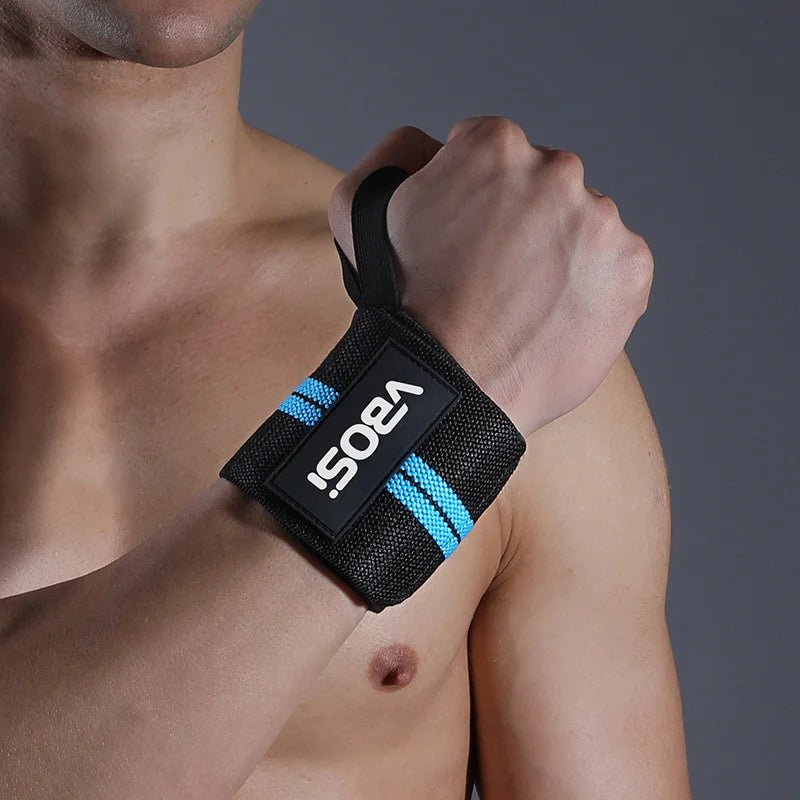 VBOSI Adjustable Wrist Support Brace with Thumb Loop,Heavy Duty Wrist Wraps for Powerlifting, Weight Training&Injury Prevention