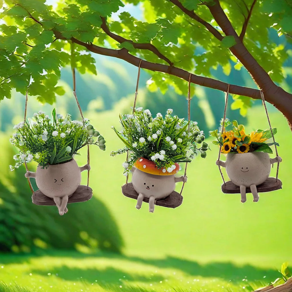 Creative Succulent Planters—Mini Hanging Planters for Home Gardening Decor