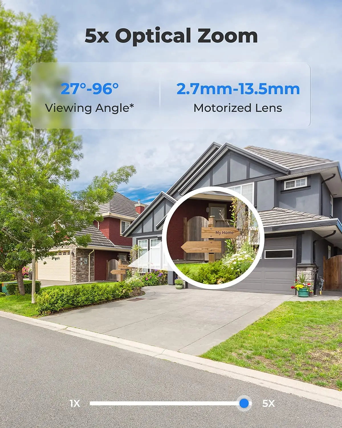 5MP PTZ Wifi ip Camera Outdoor Dome 5X Optical Zoom POE Audio Onvif P2P IMX335 Human tracking CCTV Security Camera