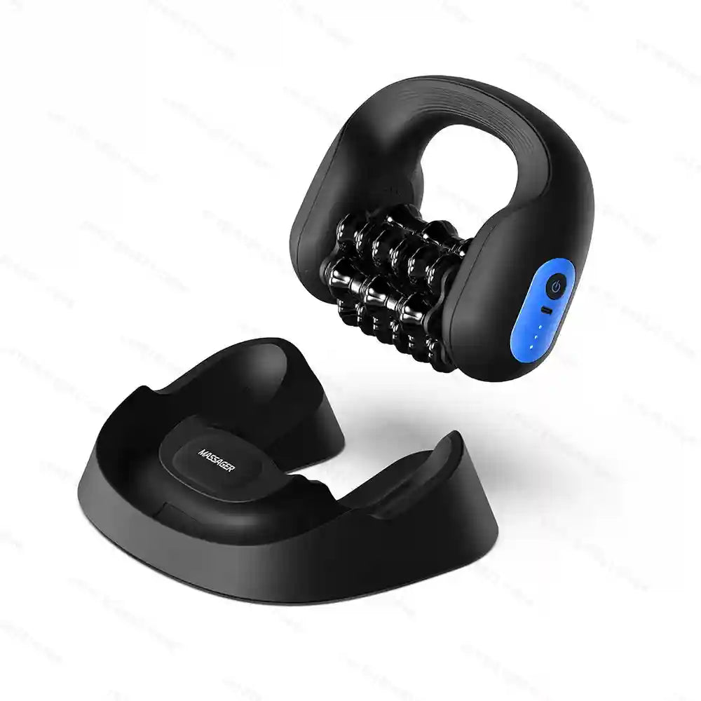 Electric Massage Roller | 3-Speed Deep Tissue Muscle Recovery Device Massage Roller Blue Tidesmit