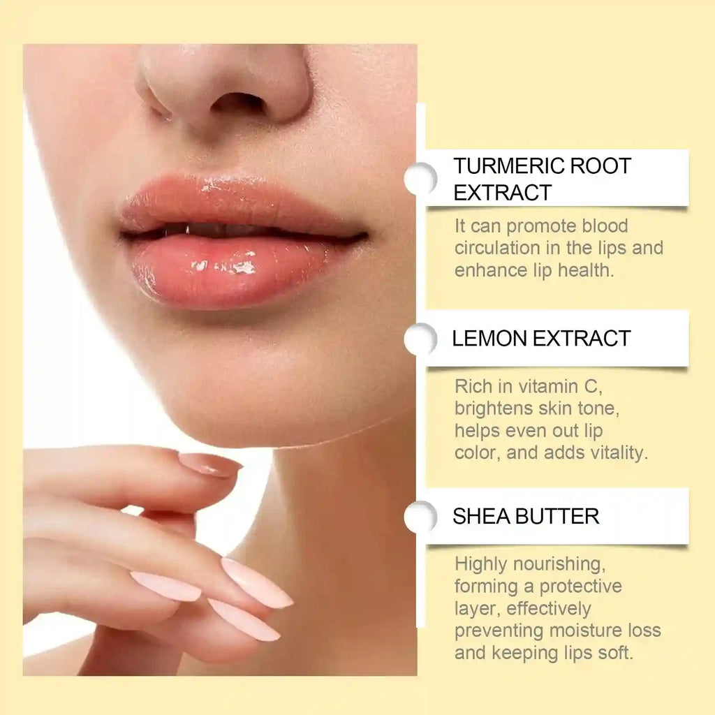 Lemon Ginger Lip Treatment Mask – Moisturizing Repair Balm Set Lip Care Tidesmit