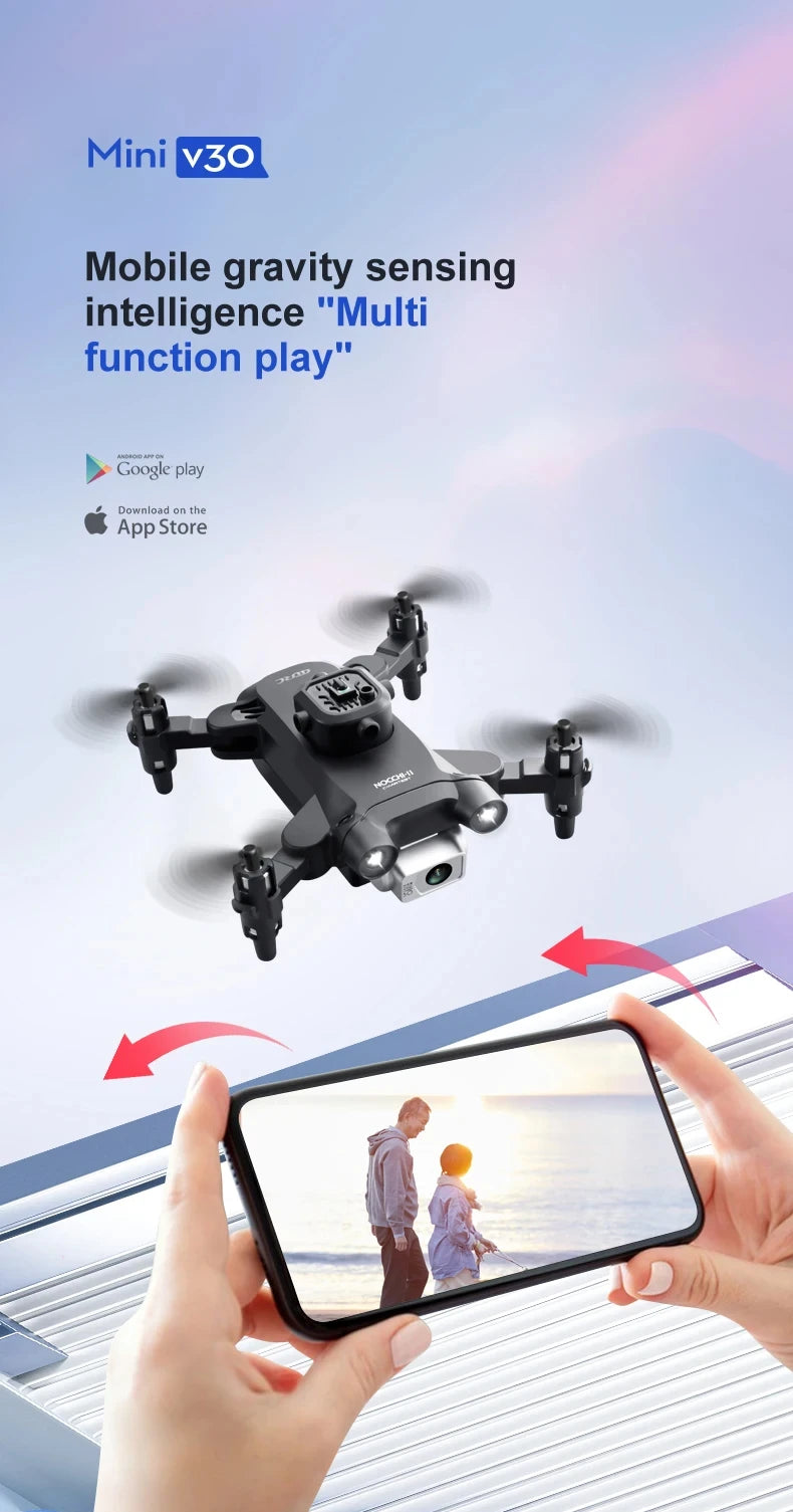 Foldable 4K Camera Drone - Beginner Friendly RC Quadcopter by Tidesmit Tidesmit