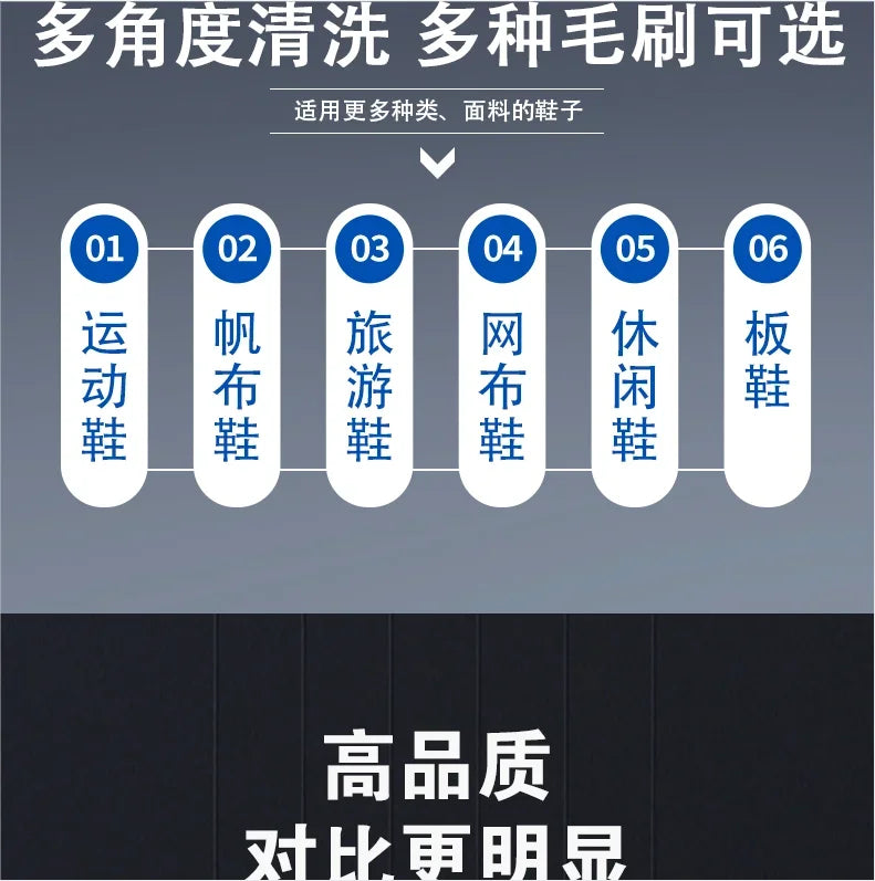 Tidesmit commercial shoe washing machine side profile showing semi-automatic industrial laundry equipment features