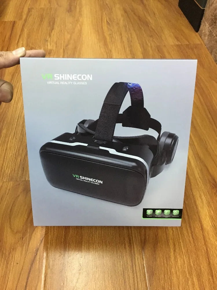 VR Headset for Smartphone – Adjustable 3D Goggles with Spatial Audio Tidesmit