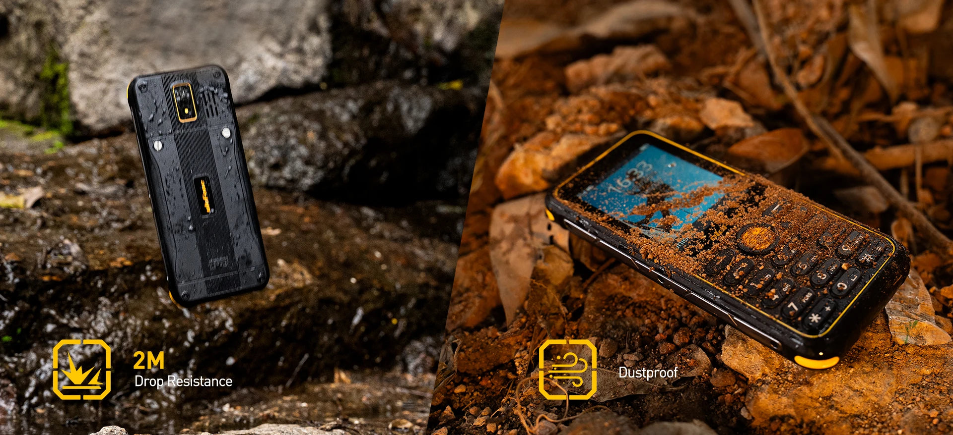 Ulefone Armor Mini 4 Rugged 64MB RAM 128MB ROM 2.8 inch Unisoc T117 2MP Rear Camera 2100mAh Battery 4G Global Version