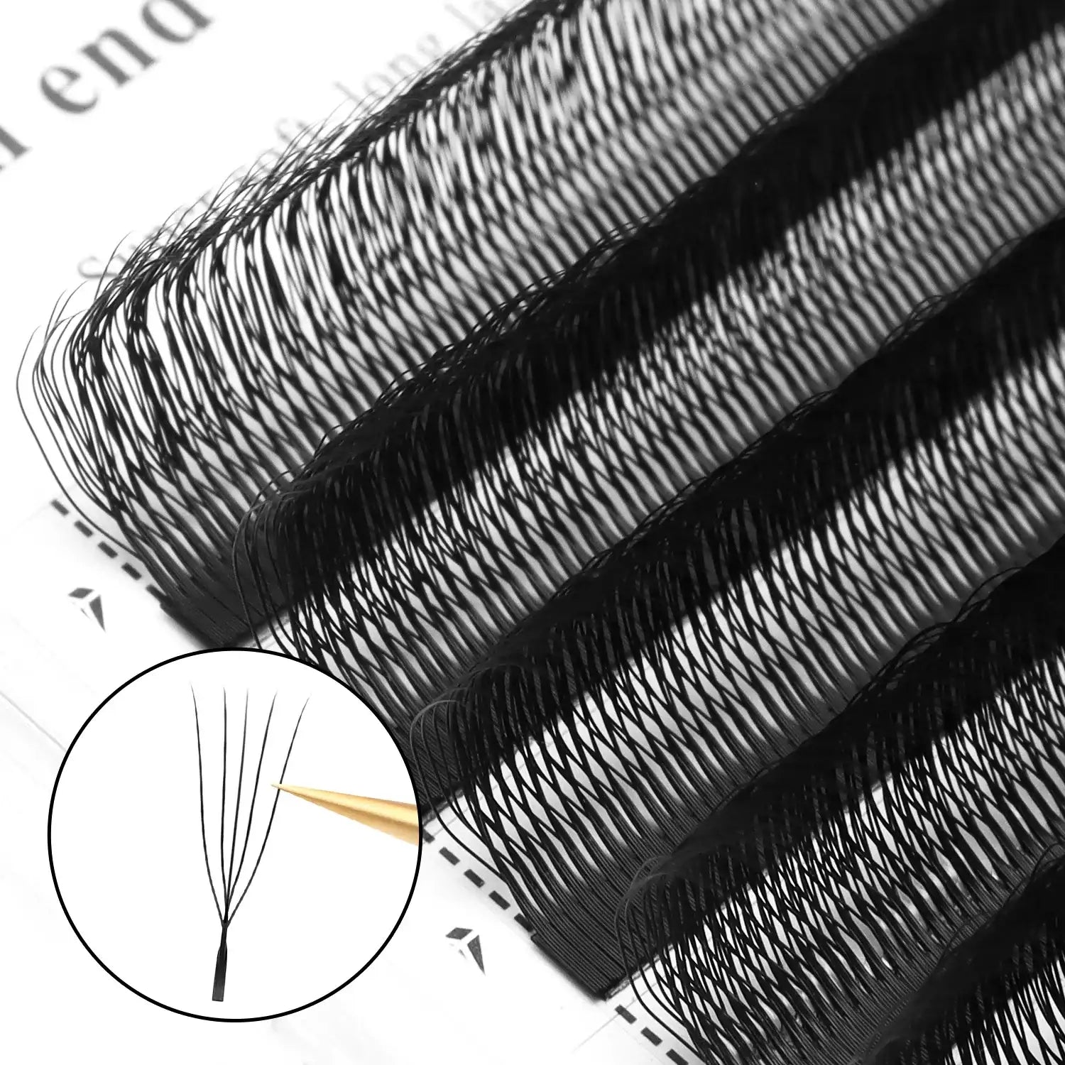 XIUSUZAKI U-Shaped YY 3D 4D 5D W Eyelash Extensions New Style U/W Lashes Extension Mink Premade Volume Fans False Eyelashes False Eyelashes Tidesmit