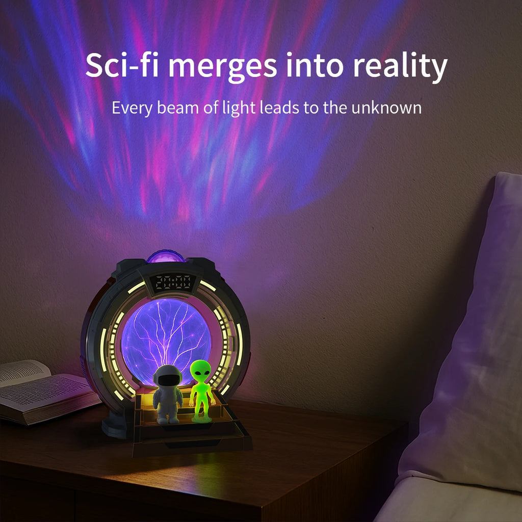 Astronaut Projector Light with Bluetooth Speaker, Stargate Design Tidesmit