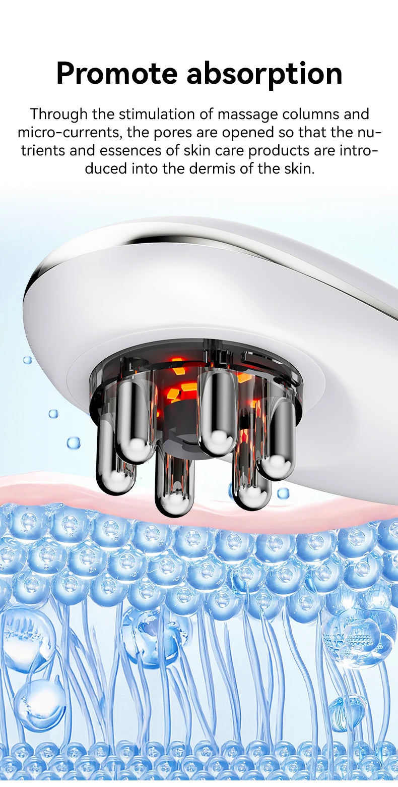 Face and Body Sculpting Electric Massager with Heat Therapy (White) Body Shaping Massage Equipment Tidesmit