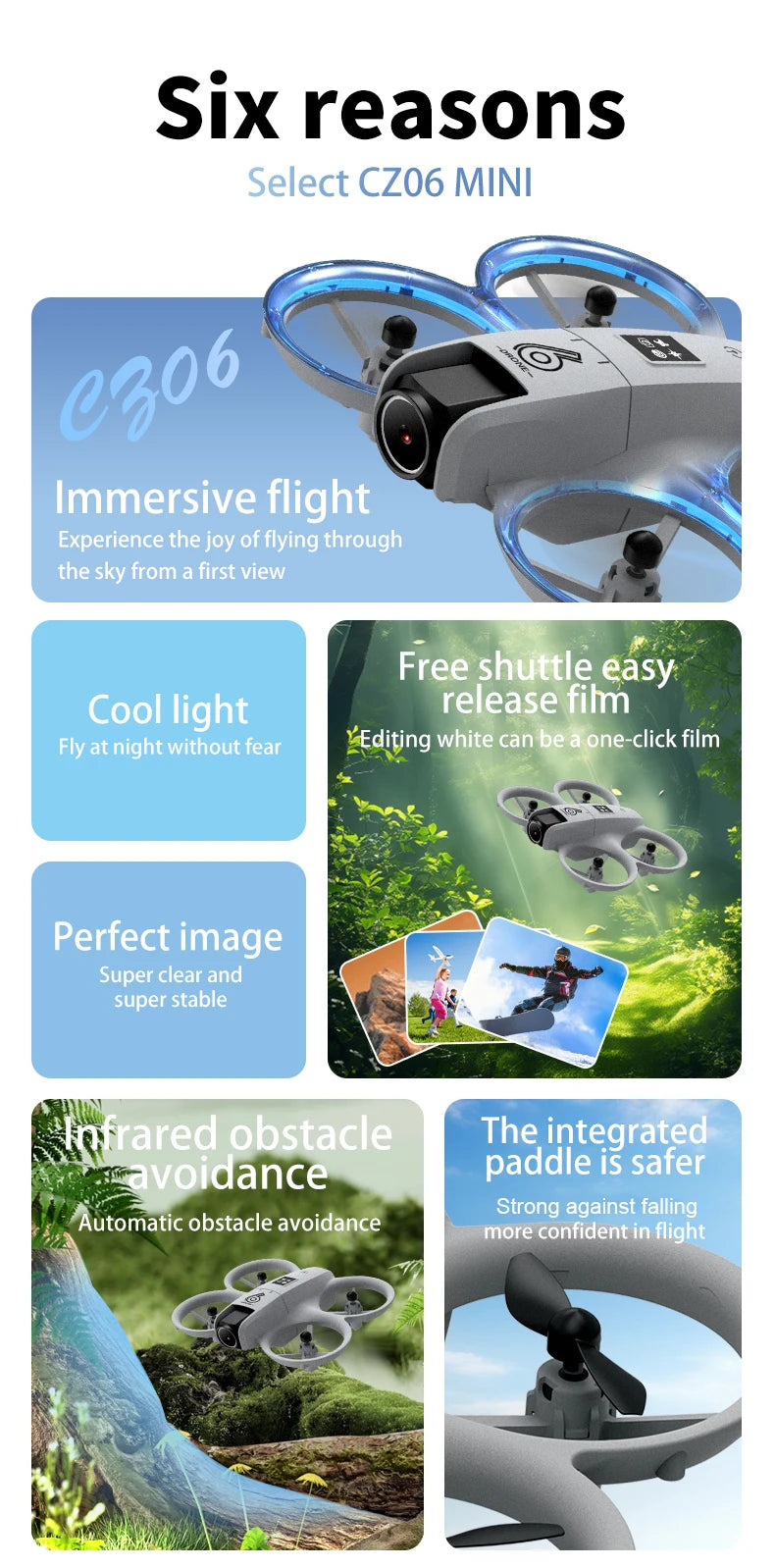 Mini 4K Camera Drone - Foldable Remote Control Aircraft Tidesmit