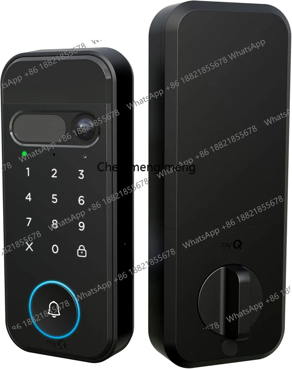 3-in-1 Smart Lock with 2K Video Doorbell Camera, Face & Fingerprint Access, Color Night Vision & Two-Way Audio
