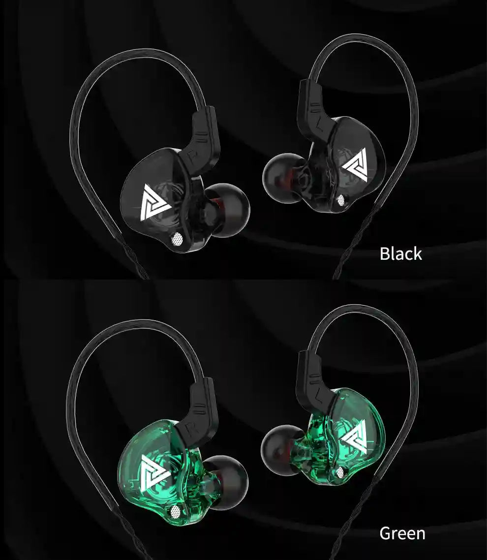 Wired In-Ear Earphones with HiFi Bass and Mic - AK6 Series Tidesmit