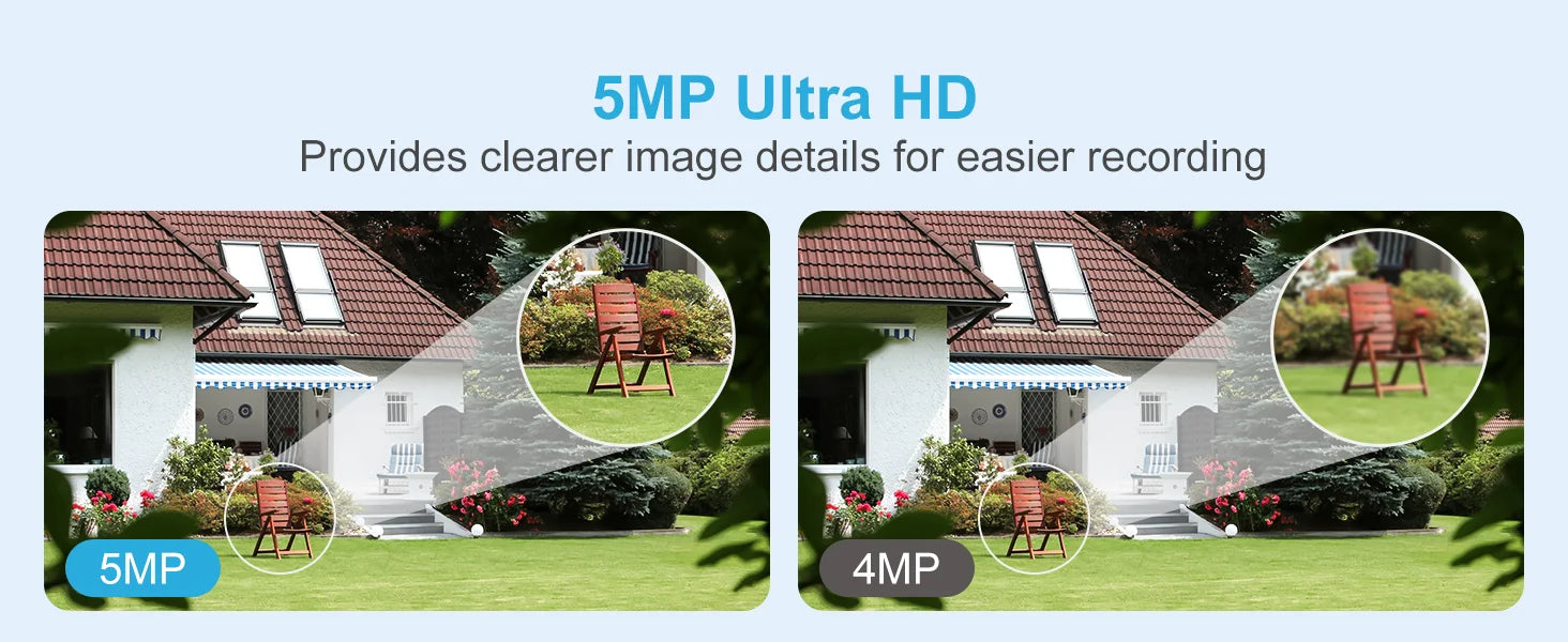 Anpviz 5MP/8MP Turret POE IP Camera Outdoor Security IP Camera AI Human Detection Smart Dual Light Built-in Mic Full Metal IP66