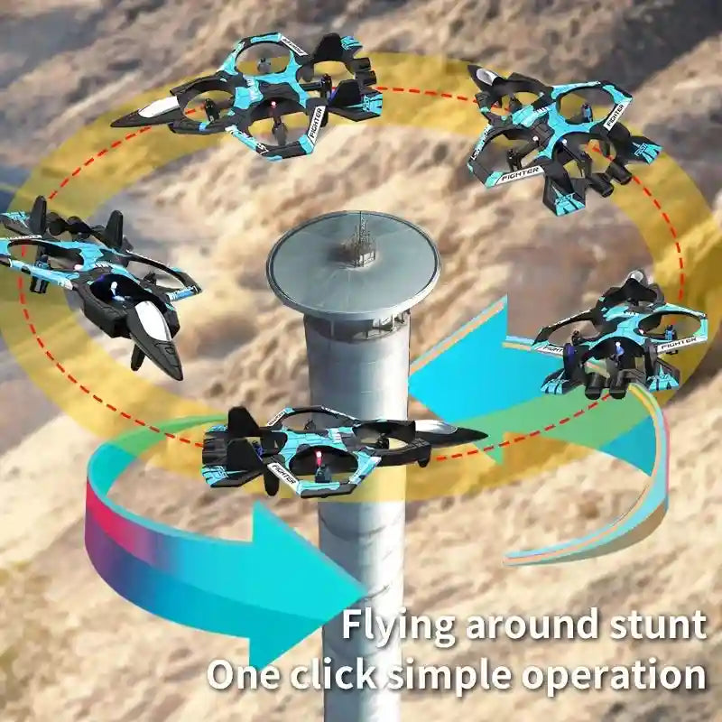Remote Control Stunt Plane 4-Channel UAV - YP5 Stable Hover Model Tidesmit
