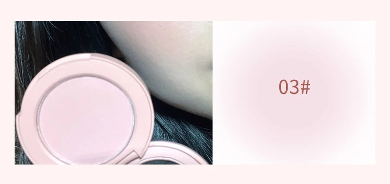 Tidesmit Herorange HR402 Peach Orange matte blush texture close-up for long-lasting waterproof face makeup
