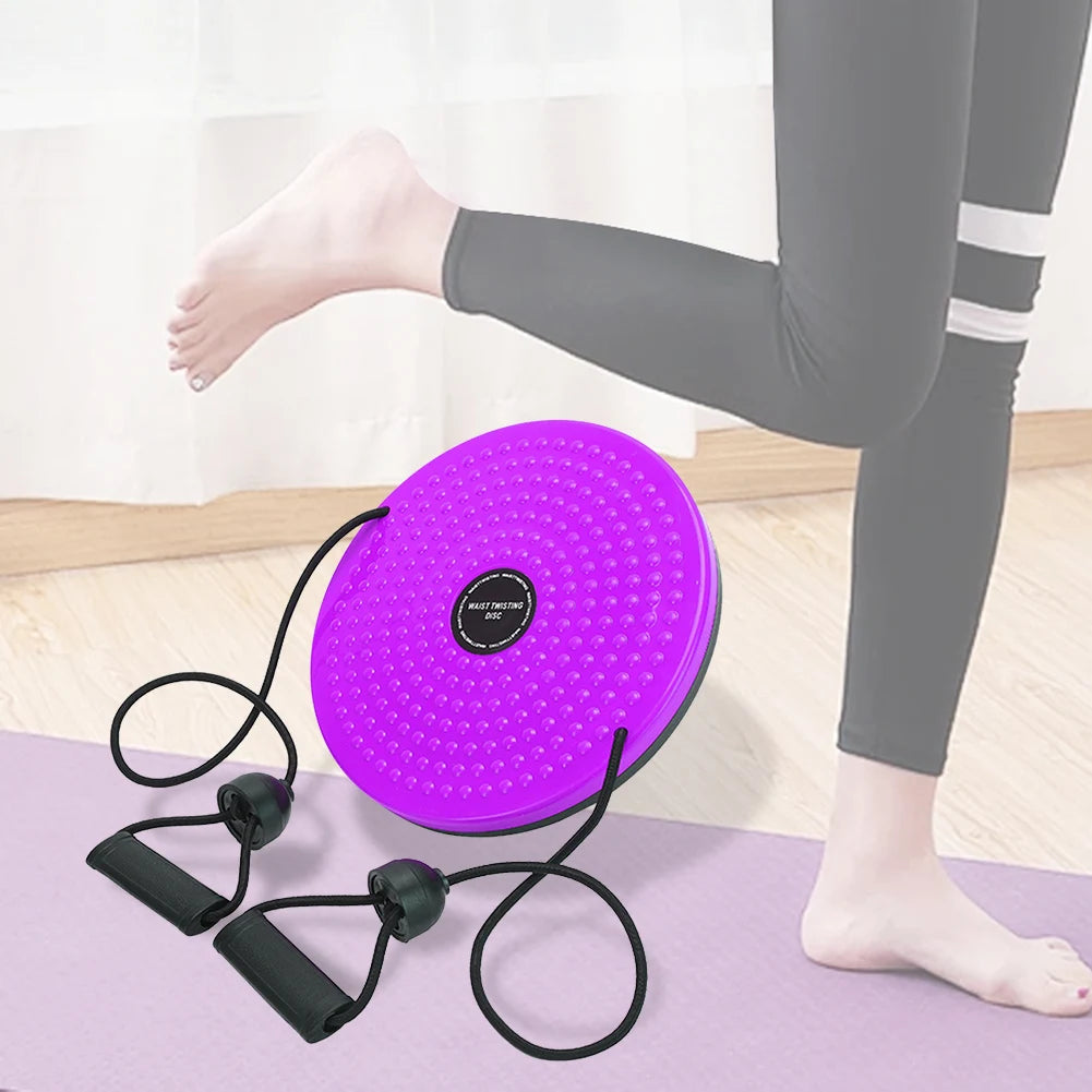 Waist Trainer Twisting Disc with Handles - Compact Fitness Equipment Body Shaping Massage Equipment Tidesmit