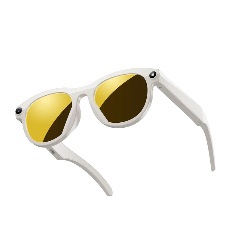 Smart Glasses with AI Translation and Bluetooth Audio | Tidesmit White Tidesmit