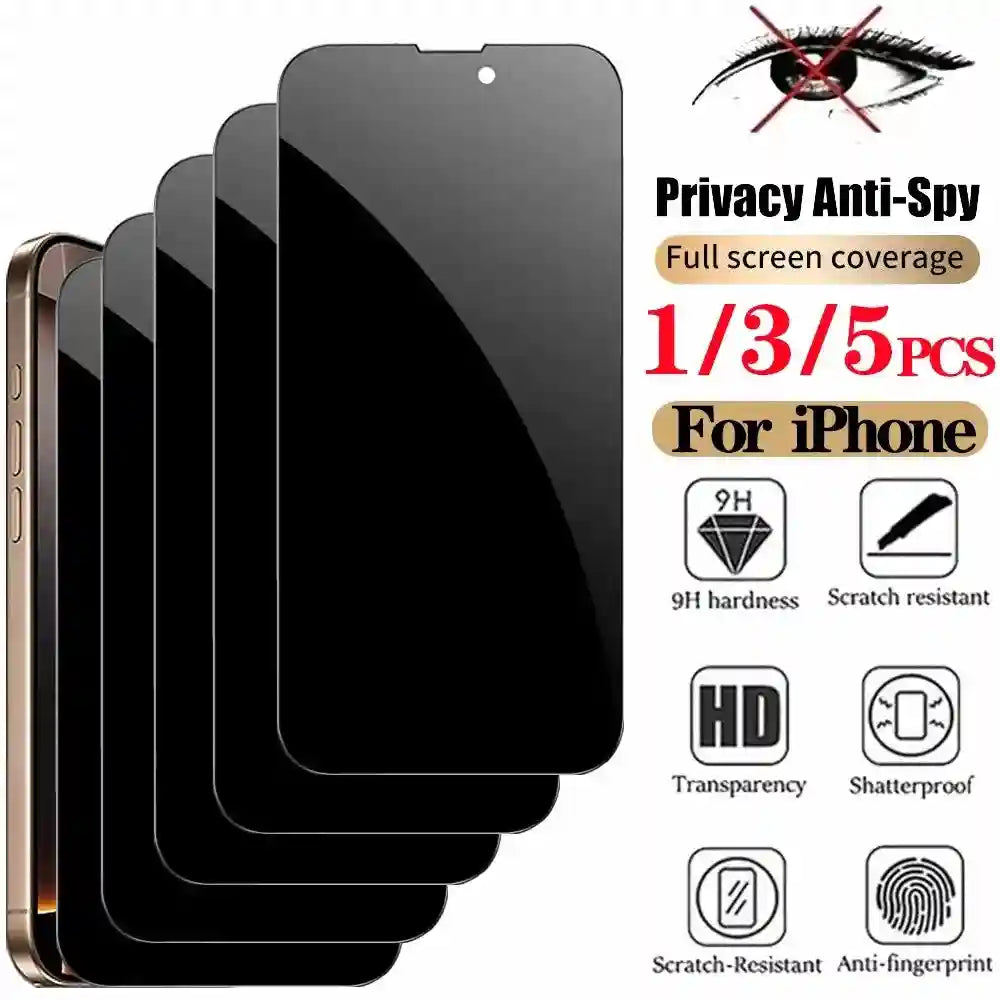 Privacy Screen Protector for iPhone 16 - 9H Hardness Anti-Spy Tempered Glass AE CHINA|Anti Peeping Tidesmit