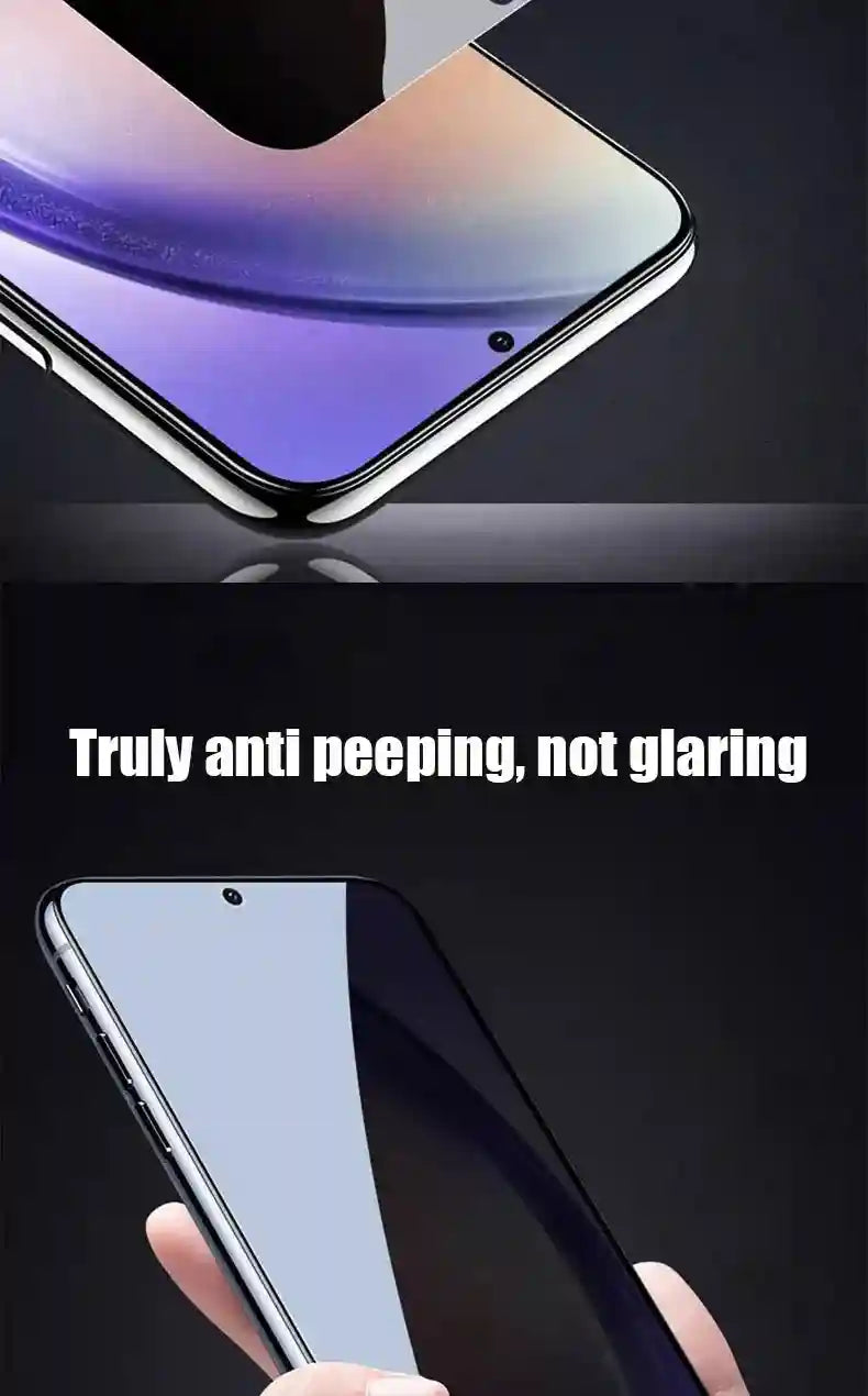 Privacy Screen Protector for Samsung Galaxy - 9H Tempered Glass 2-Pack AE Tidesmit