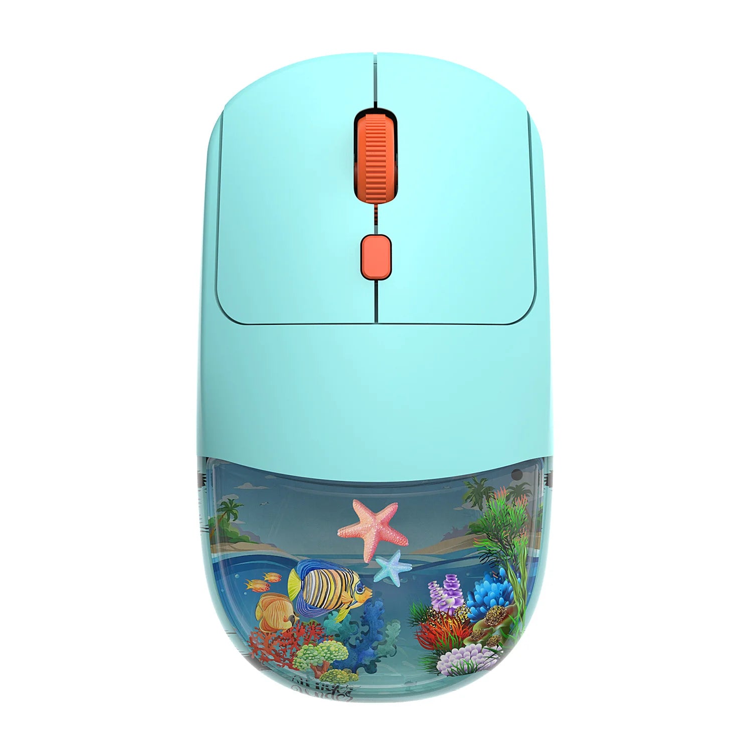 Creative Cute Floating Aquarium Animal 2.4 Wireless Mouse Ergonomics Mute Liquid Mice For PC Laptop Computer Accessoires Gifts