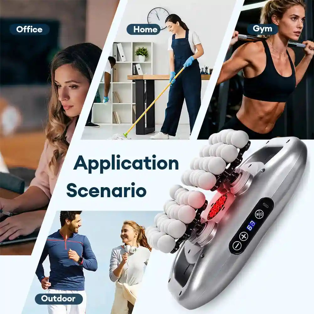 Fascia Gun 48-Head Deep Tissue Percussive Massager for Muscle Recovery Fascia Gun Tidesmit