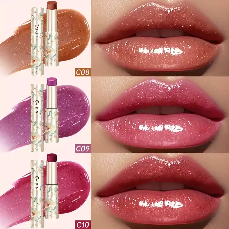 Moisturizing Tinted Lip Balm - Hydrating Lip Care with 6 Vibrant Shades Lip Care C08 C09 C10 Tidesmit