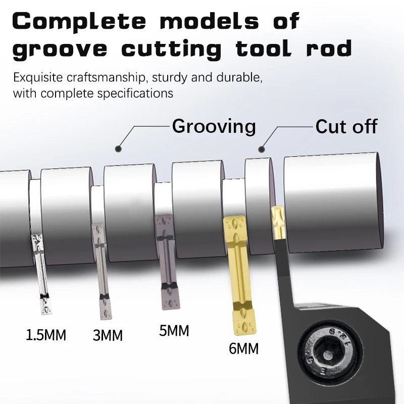 Full Series Grooving Tool Holder MGEHR1212 MGEHR1616 MGEHR2020 MGEHR2525 Slotting Turning Tool for Carbide Grooving Insert MGMN