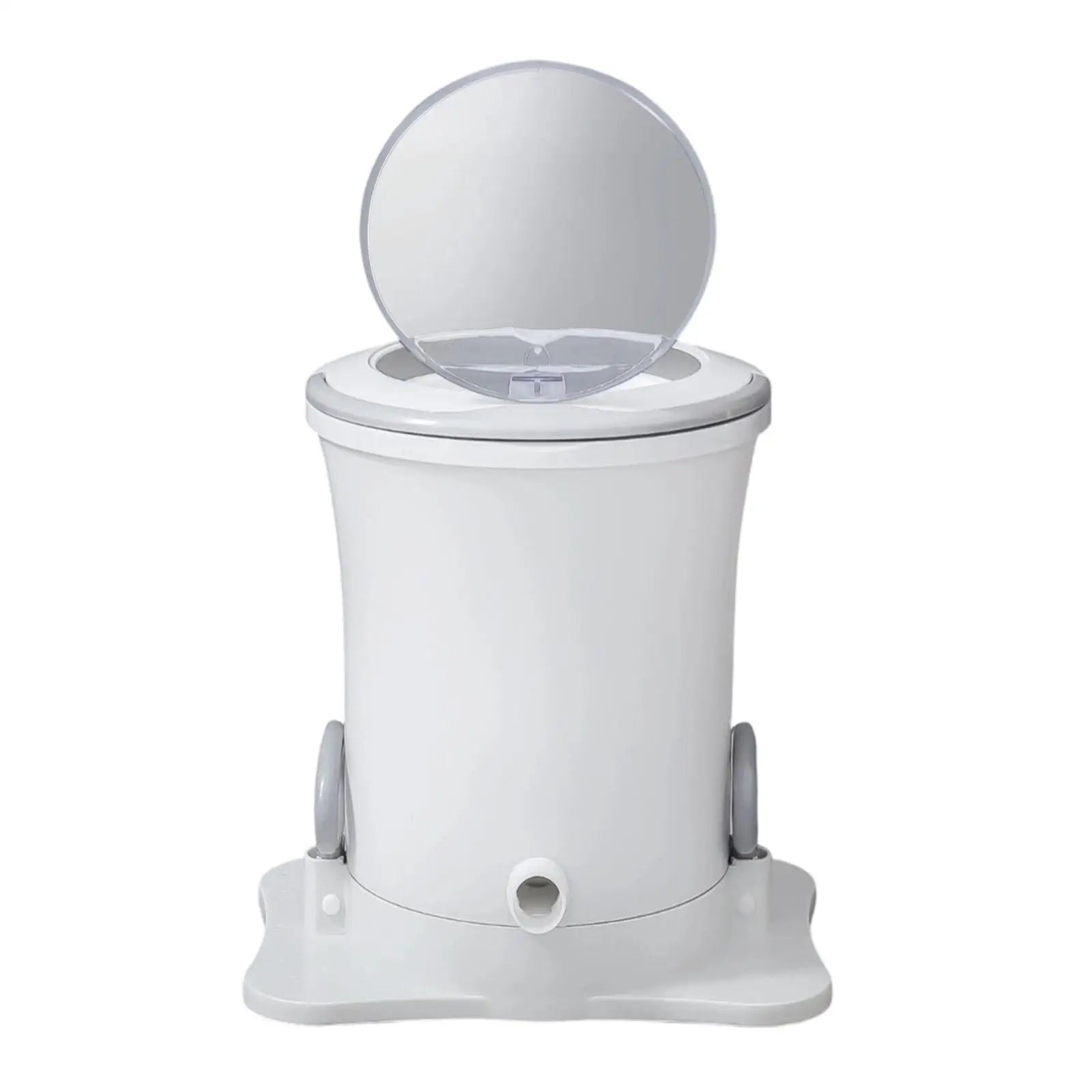 Tidesmit portable laundry dryer showing compact side profile and foldable features for travel and small apartments.