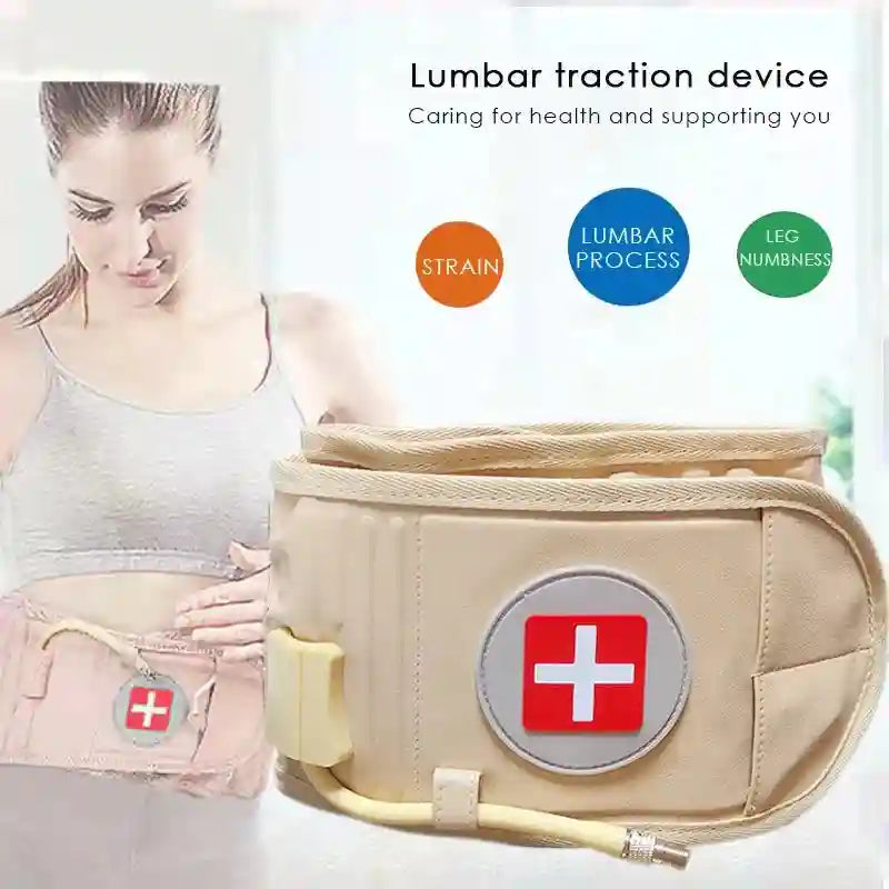 Lumbar Decompression Belt – Adjustable Air Traction Support CR-801A Relaxation Treatment Tidesmit