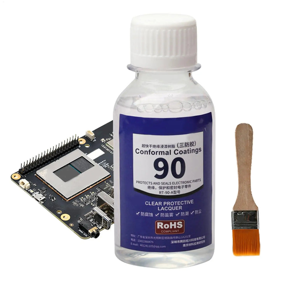 Electronic Waterproof Coating 100ml Clear Conformal Coating  Protective Paint for Circuit Board Automotive Electronics Repair
