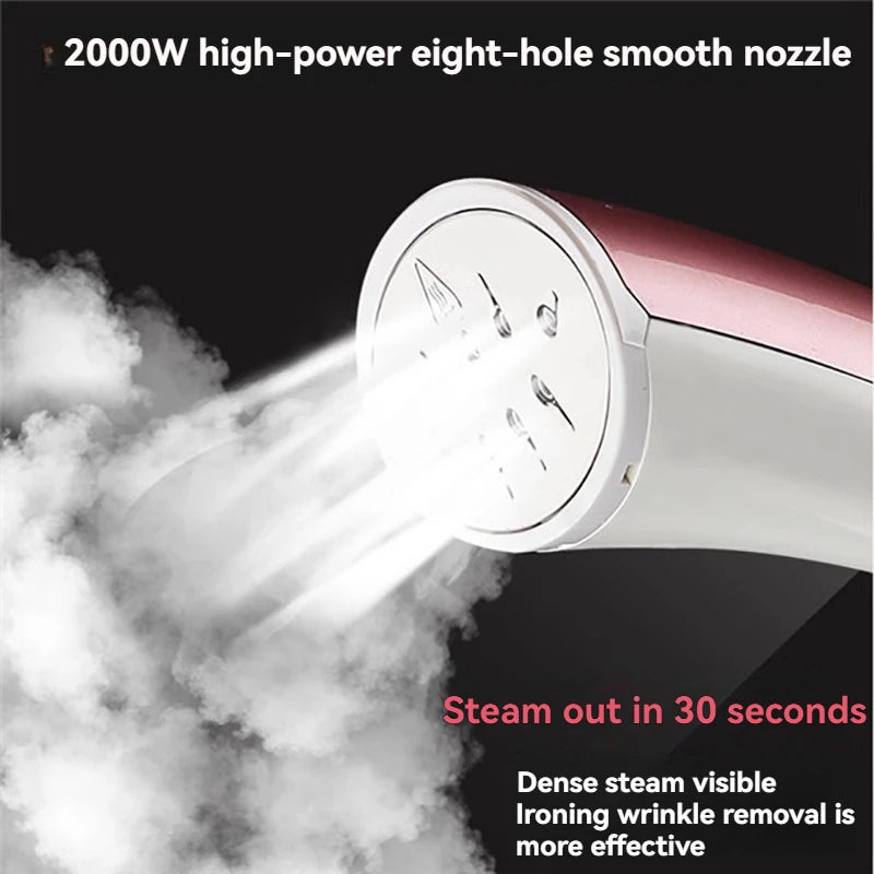 Tidesmit high-power vertical garment steamer featuring handheld design for efficient household clothes ironing