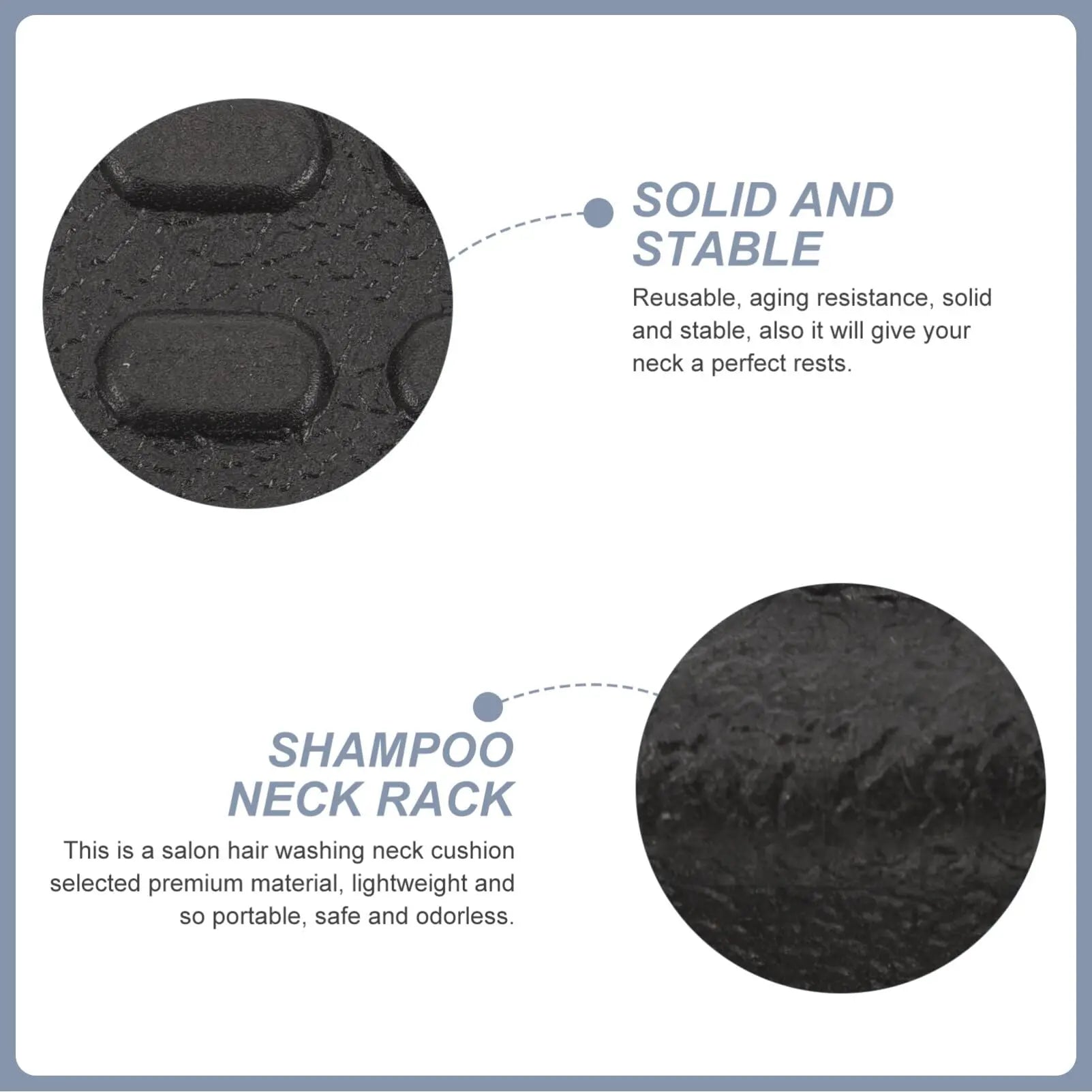 Shampoo Bowl Neck Pillow - Ergonomic Soft PVC Support for Salon Use Massage Chairs Tidesmit