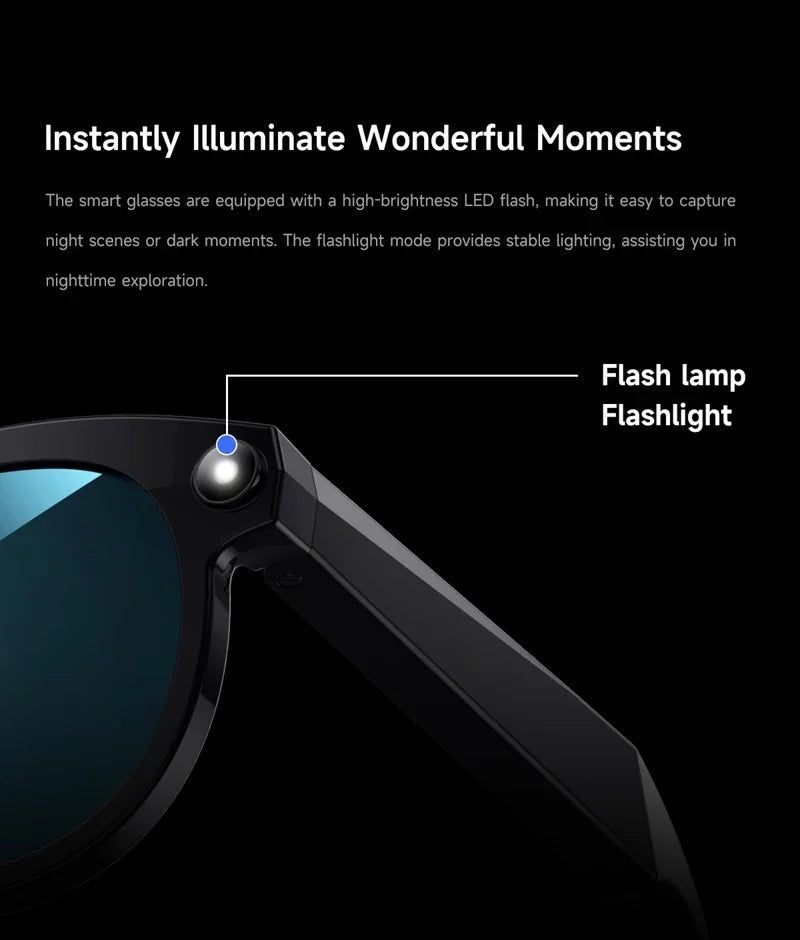 Smart Glasses with AI Translation and Bluetooth Audio | Tidesmit Tidesmit