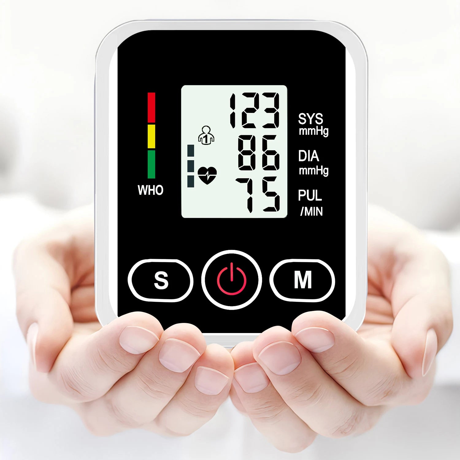 New Blood Pressure Monitor Upper Arm Automatic Tonometer Digital Tensiometer BP Monitor Medical Sphygmomanometer Health Care