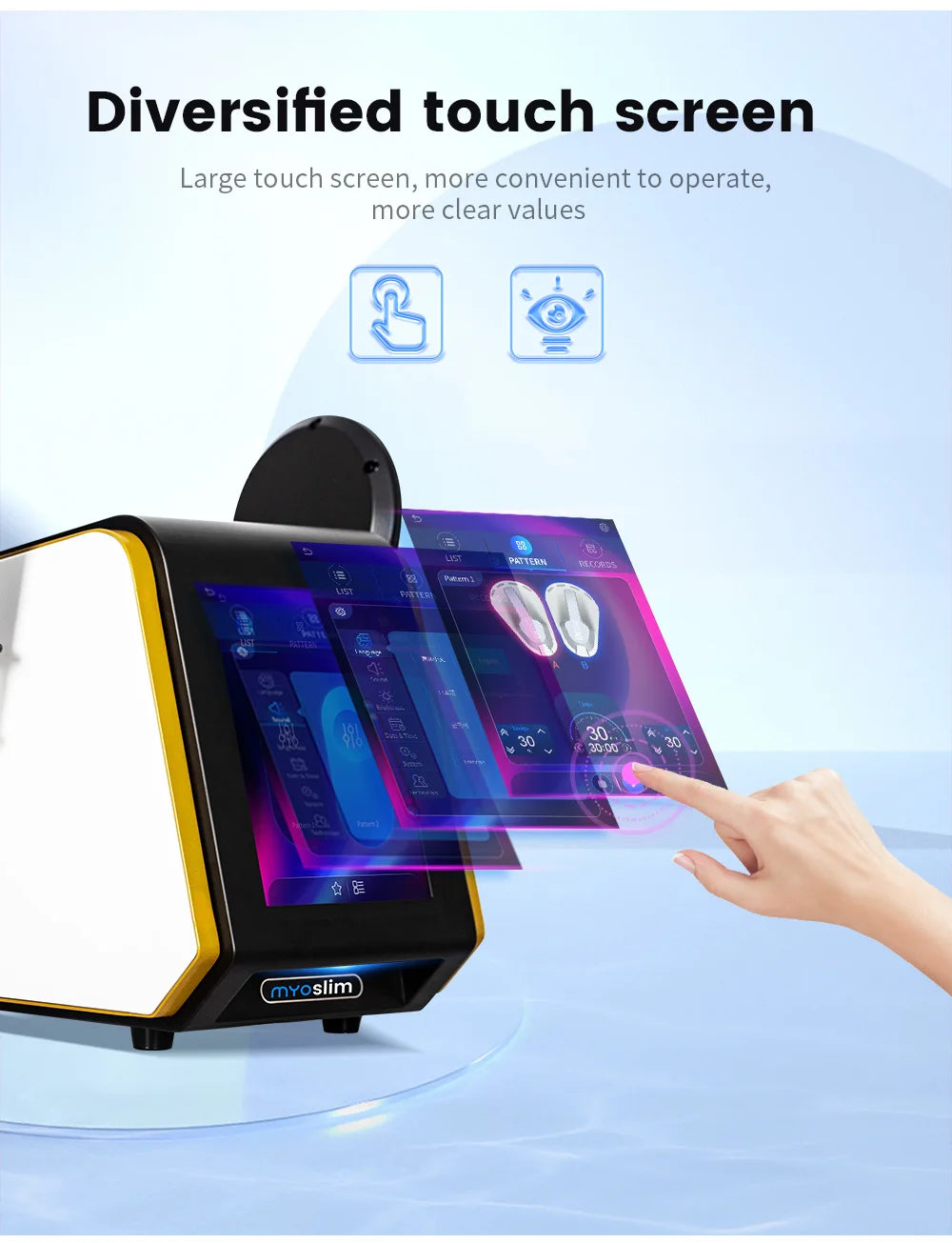 EMS Sculpting Machine for Muscle Toning and Fat Reduction | Tidesmit Relaxation Treatment Tidesmit