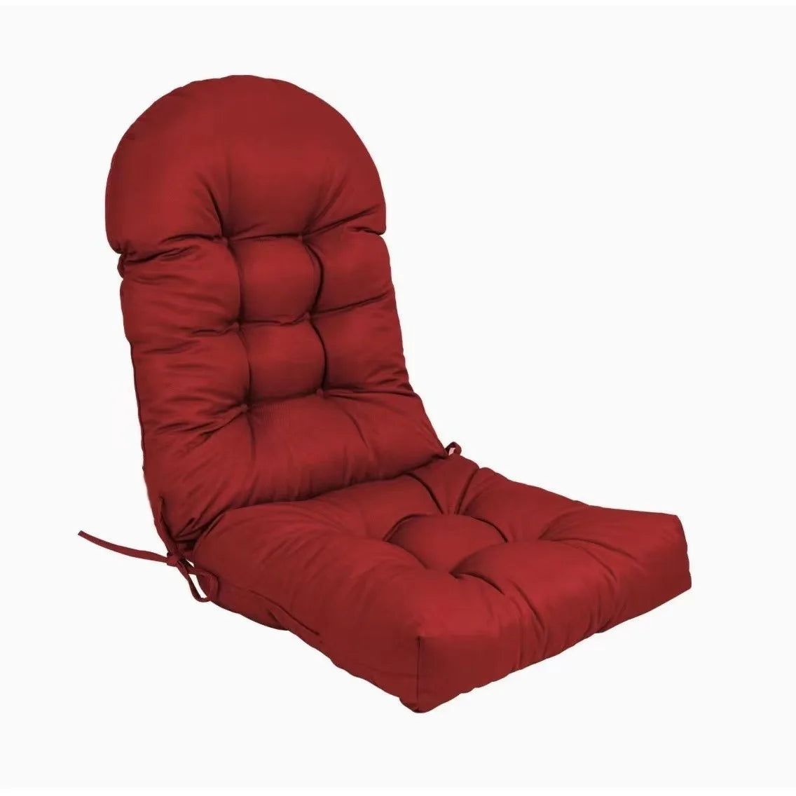 Rocking Chair Cushions, Indoor Outdoor Chair Cushion, Waterproof Fade Resistant High Back Patio Chair Pad with Non Slip Tufted