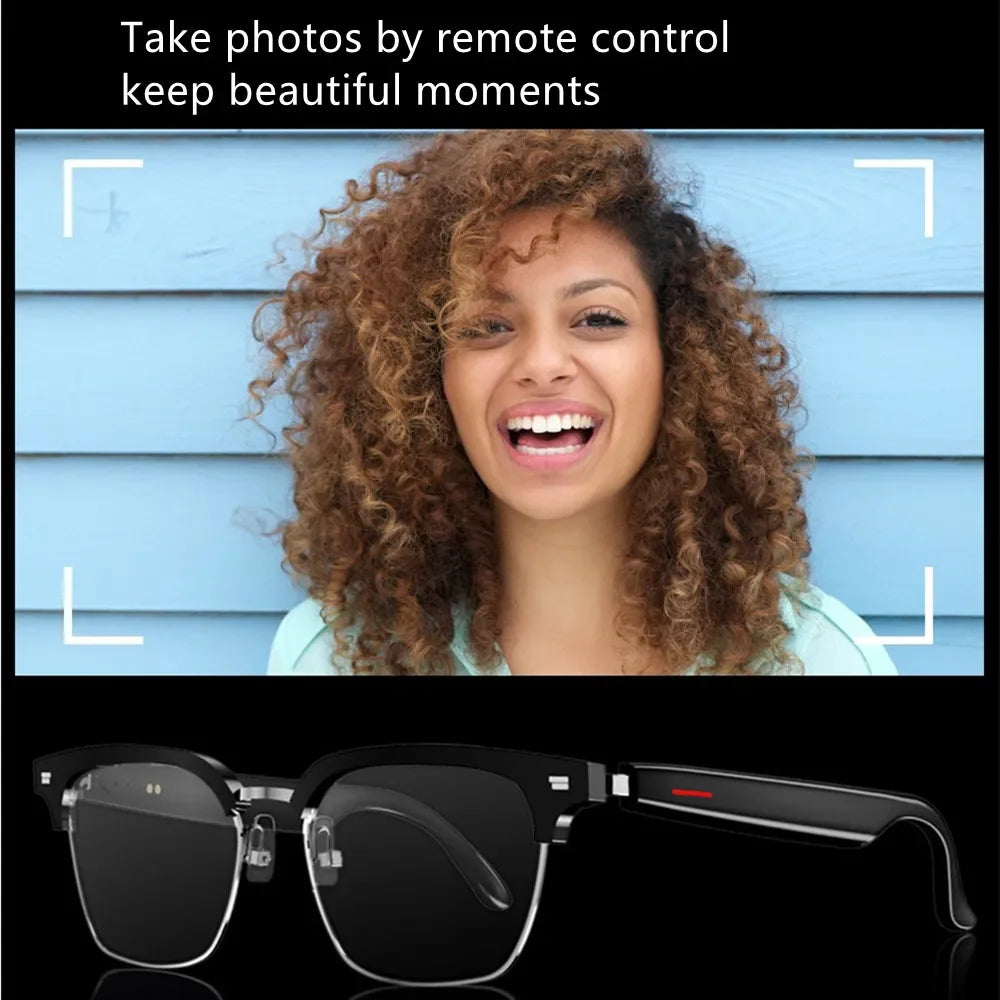 Smart Audio Sunglasses with Voice Translator – Bluetooth 5.0 Wireless Tidesmit