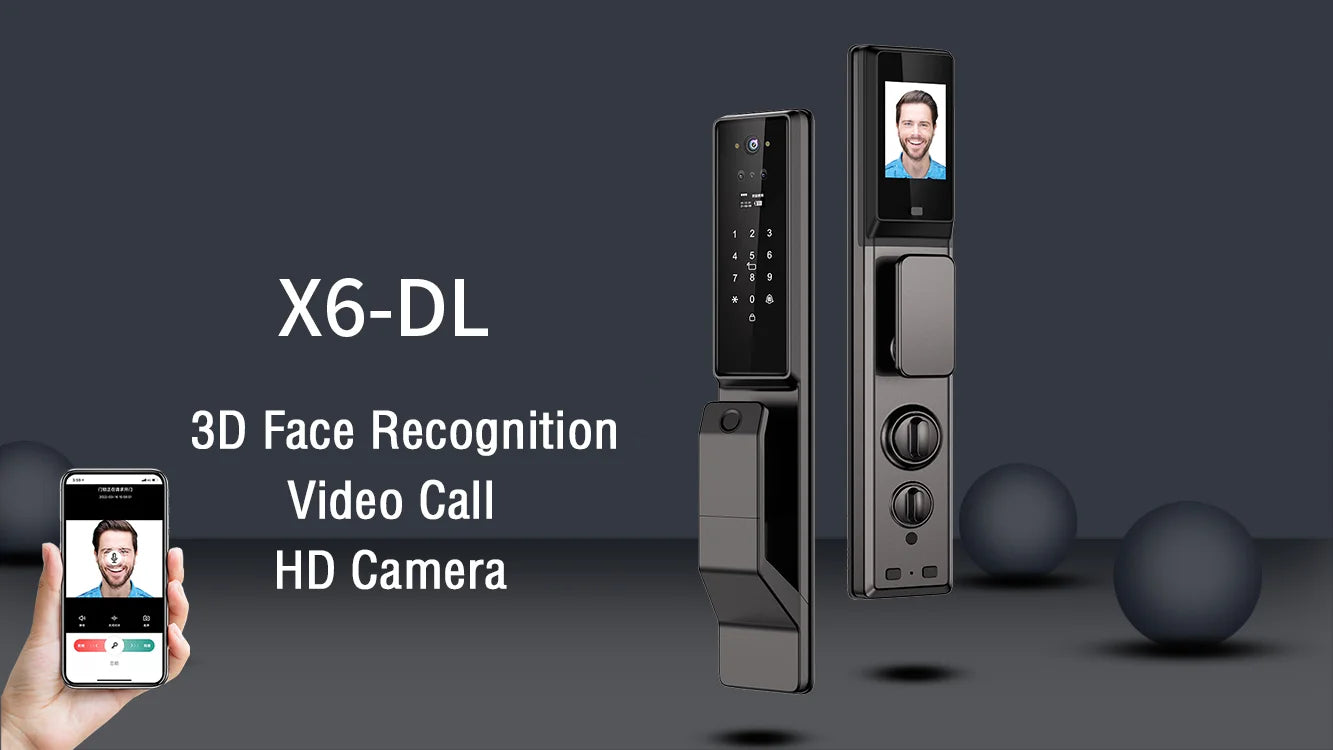 Outdoor Waterproof Lock Wifi Tuya APP Remote Voice Intercom Electronic Door Lock Face Fingerprint Smart Door Lock With Camera